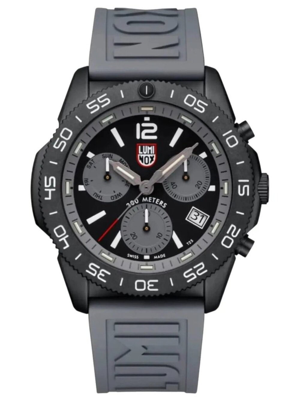 Luminox Tritium Gray Pacific Diver 44MM Chronograph Watch